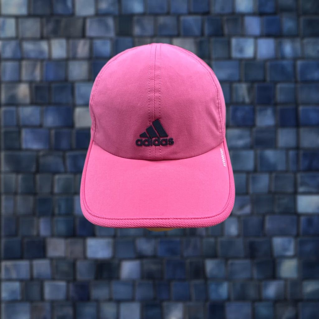 Adidas Adidas Aeroready Running Outdoor Cap Hat Adult Womens Adjustable Pink Hat Logo Size ONE SIZE - 1 Thumbnail