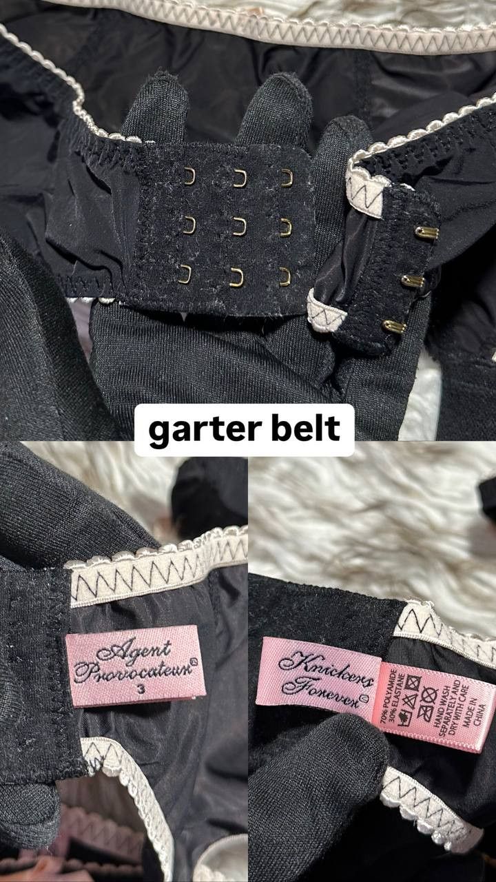 Agent Provocateur Agent provocateur 3 Piece Set USA 32E Bra Garter belt underw Size ONE SIZE - 12 Thumbnail