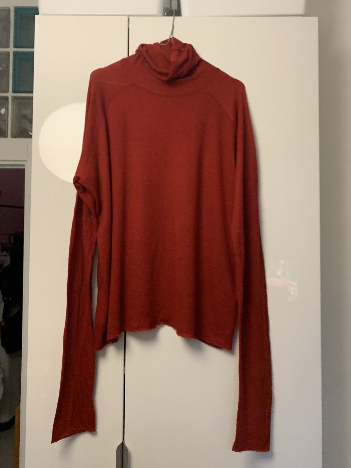 Haider Ackermann Red turtleneck Size US M / EU 48-50 / 2 - 1 Thumbnail