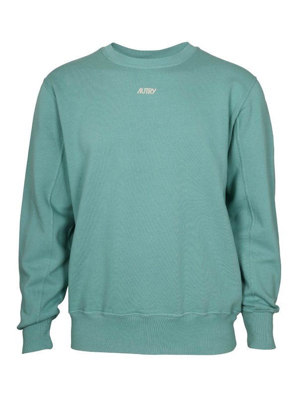 AUTRY o1y0526 Logo Sweatshirt in Green Size US M / EU 48-50 / 2 - 1 Thumbnail