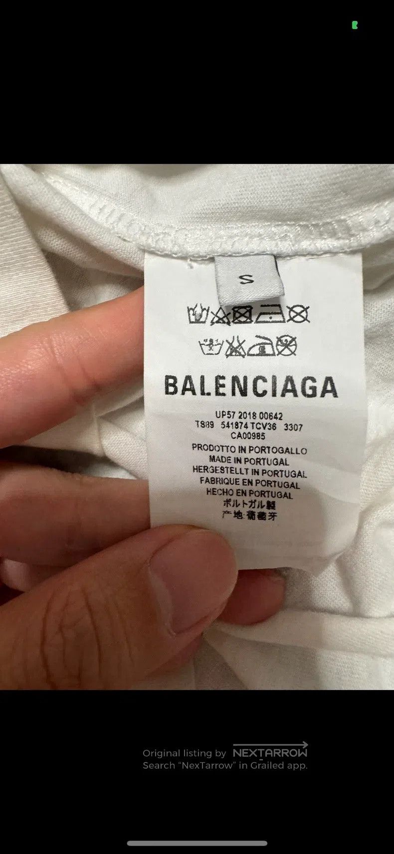 Balenciaga Balenciaga Short-sleeved T-shirt, size S Size US S / EU 44-46 / 1 - 2 Thumbnail
