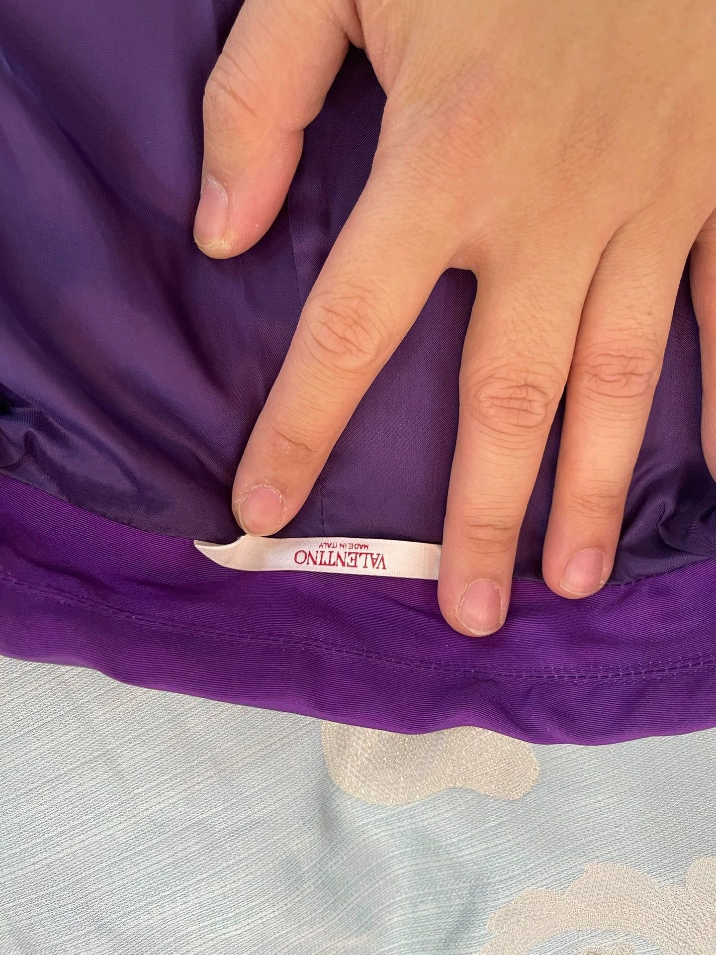 Valentino Valentino Purple Silk Blazer 46 (Oversized) New Size US S / EU 44-46 / 1 - 9 Thumbnail