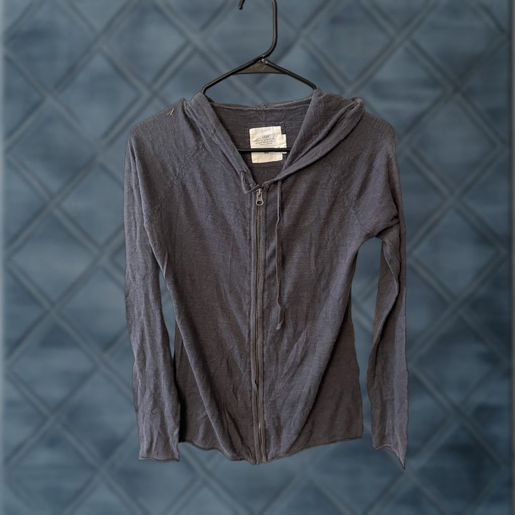 H&M VINTAGE H&M Hoodie Athleisure Full-Zip Long Sleeve Women's Size Small Gray Size S / US 4 / IT 40 - 1 Thumbnail