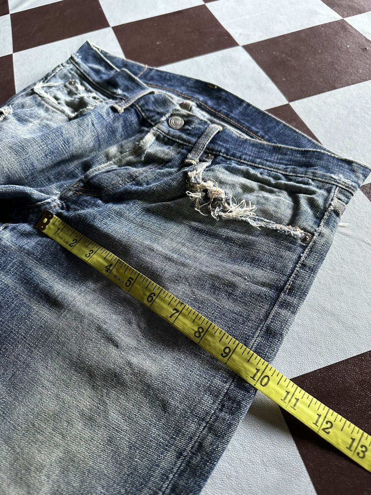 Eternal × Japanese Brand Vintage Eternal distressed denim jeans Size US 33 - 15 Thumbnail