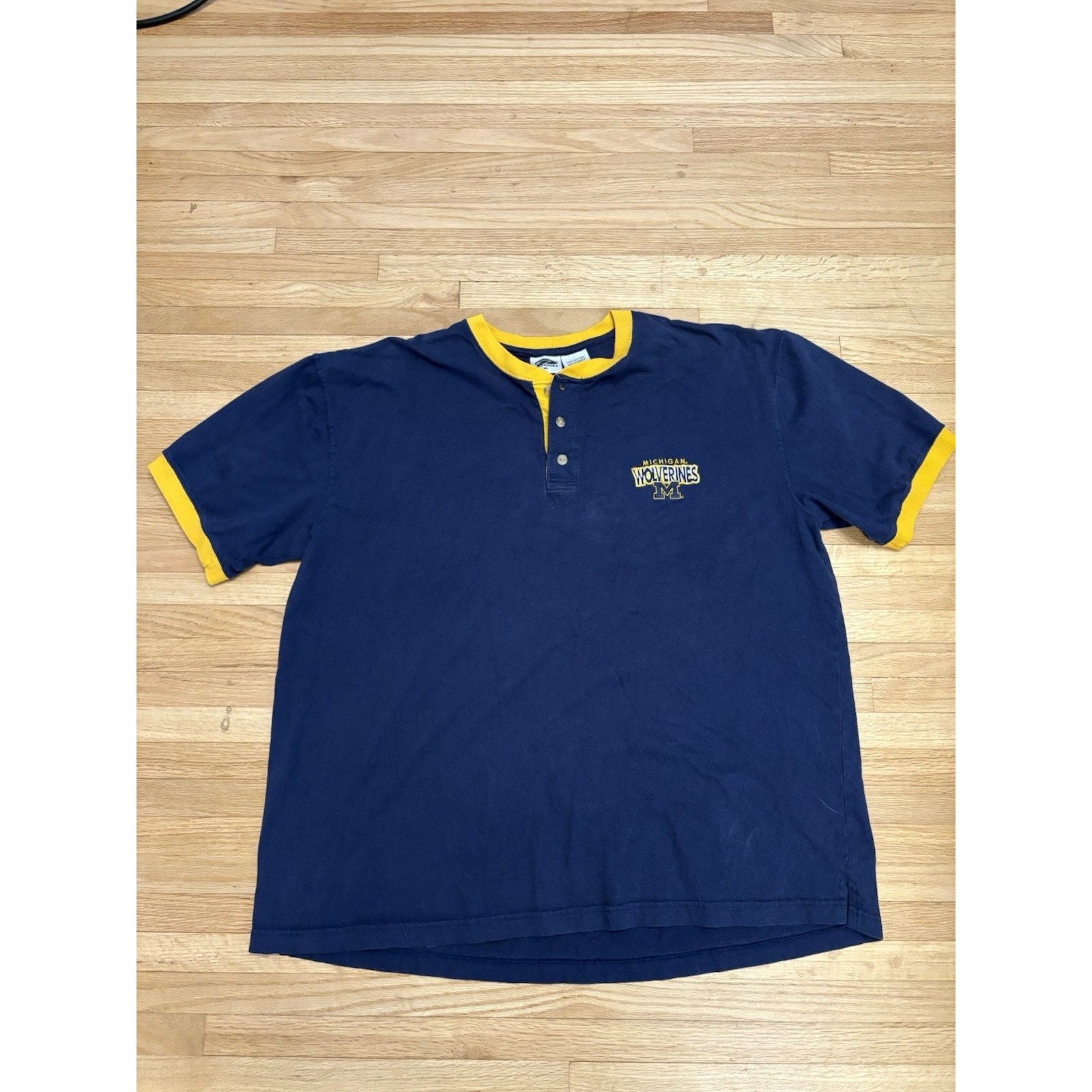 Pro Edge Vintage Michigan Wolverines Shirt Mens XL NCAA Football 90s Size US XL / EU 56 / 4 - 4 Thumbnail