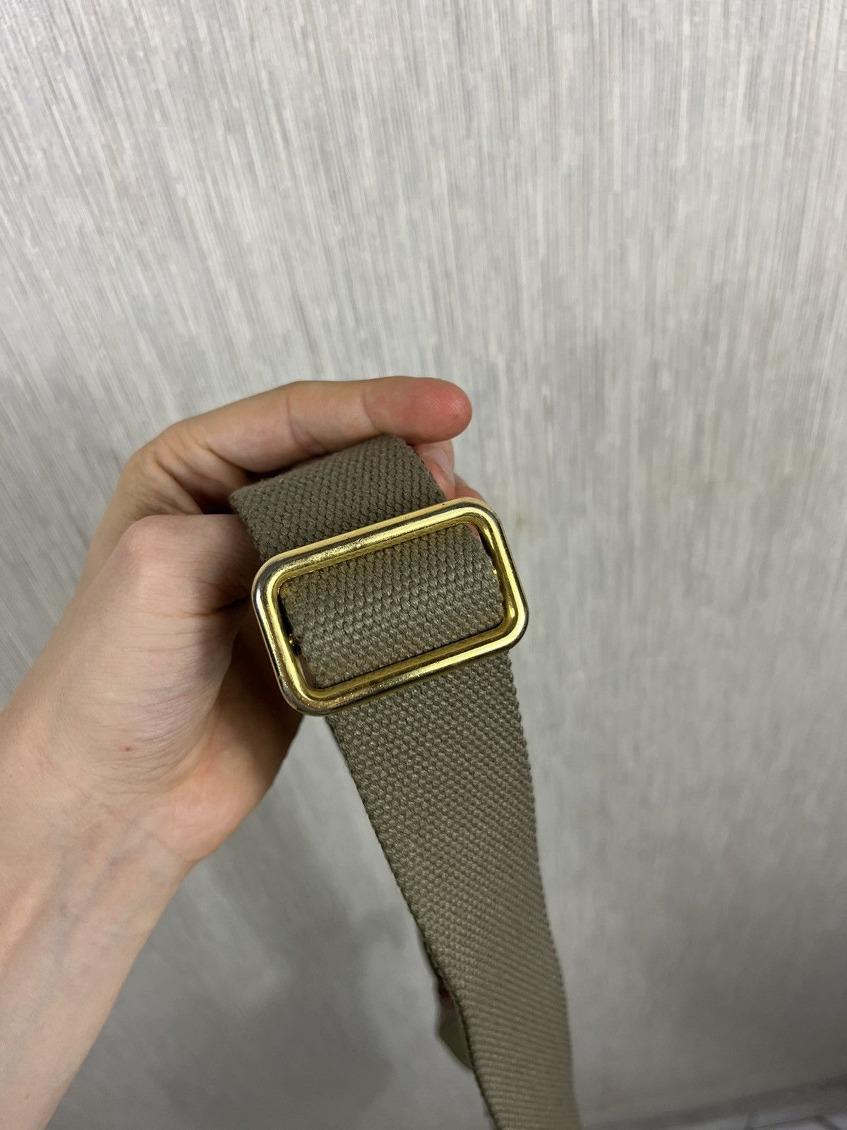 Vintage rare Gucci vintage canvas messenger bag GG monogram leather Size ONE SIZE - 11 Thumbnail