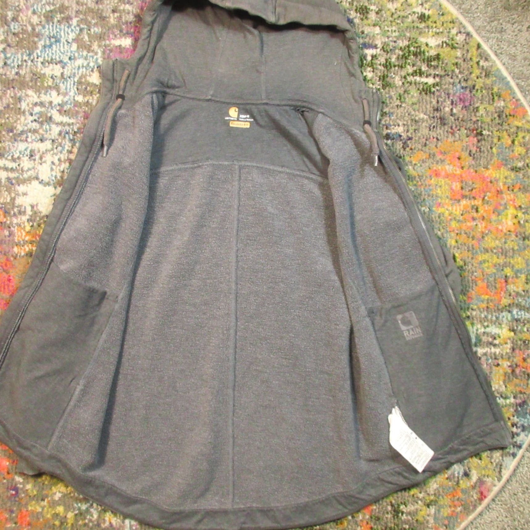 Carhartt Carhartt Hoodie Womens XS Gray Zip Up Rain Defender Hooded Womens Size XS / US 0-2 / IT 36-38 - 4 Thumbnail