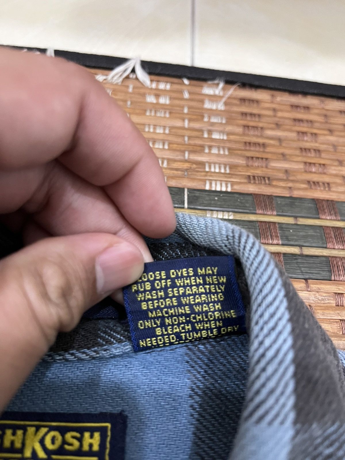 Oshkosh Vintage OshKosh B Gosh Checkered Flannel Size US M / EU 48-50 / 2 - 9 Thumbnail