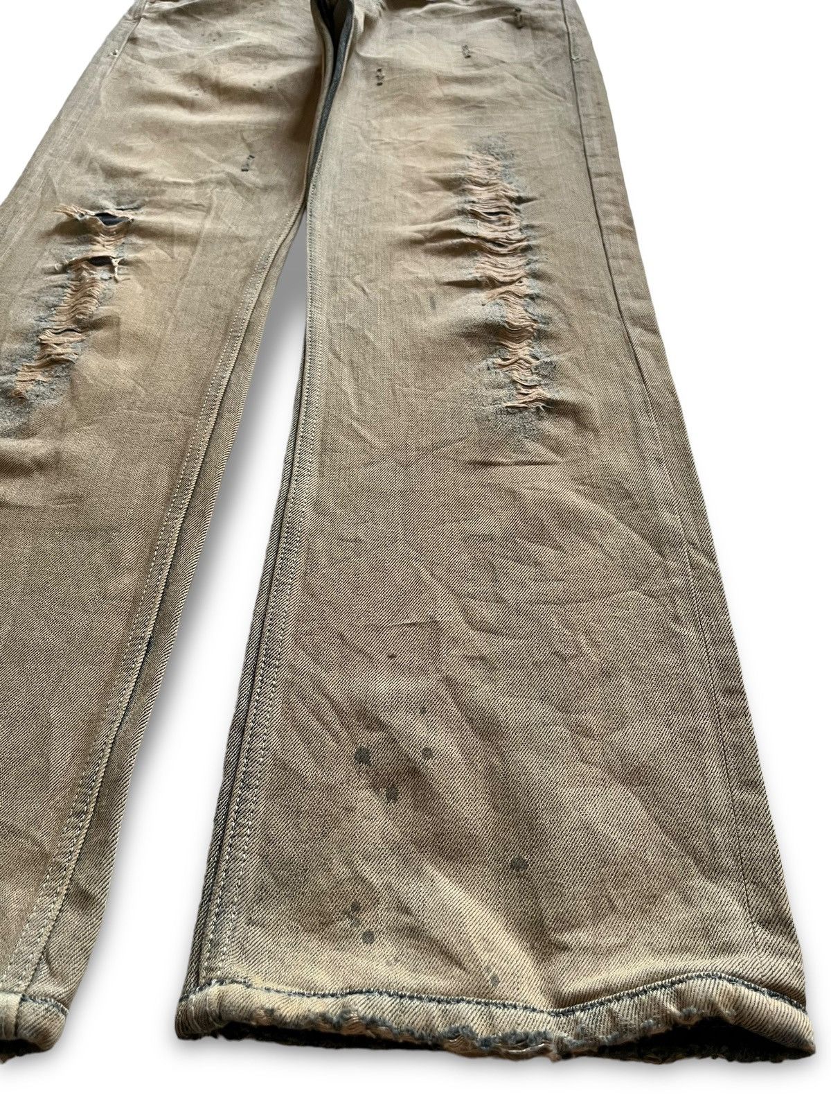 Diesel × Diesel Black Gold Vintage Diesel Viker Rusty Wash Distressed Loose Jeans Size US 32 / EU 48 - 7 Thumbnail