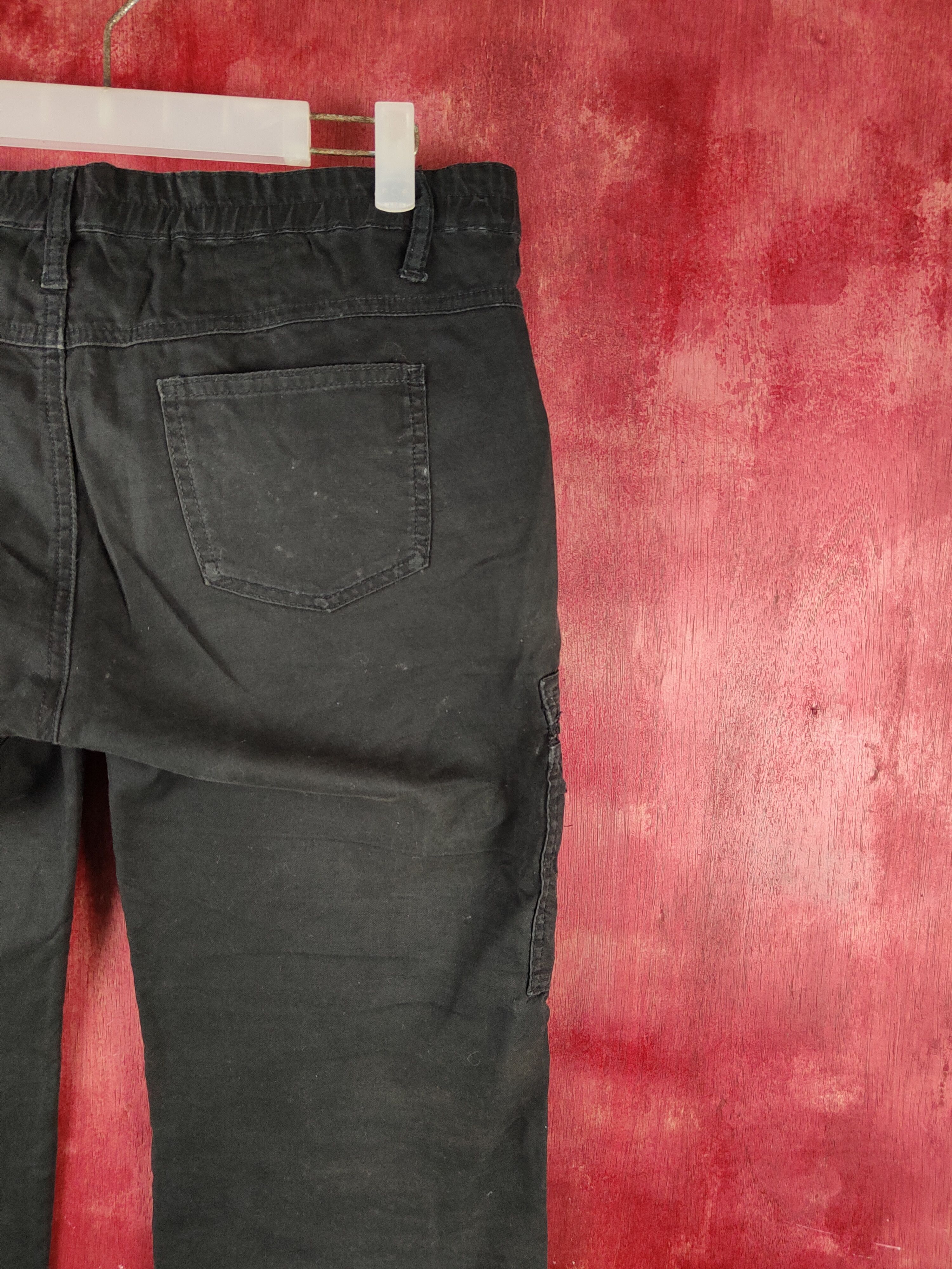 Japanese Brand Japanese Brand Black Multipocket Tactical Cargo Pants #S1734 Size 27" / US 4 / IT 40 - 10 Thumbnail