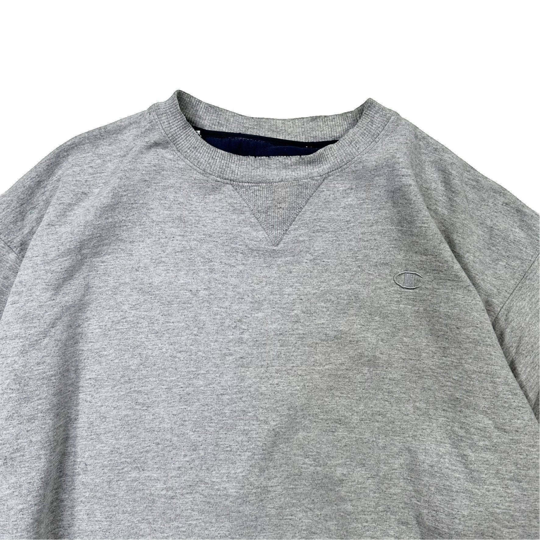 Vintage Vintage 00s Champion Grey Heavy Sweater Size US XL / EU 56 / 4 - 2 Thumbnail