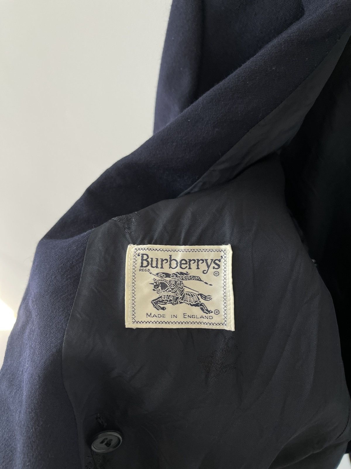 Burberry Vintage BURBERRY'S Double Breasted Wool Blazer Jacket Size L / US 10 / IT 46 - 11 Thumbnail