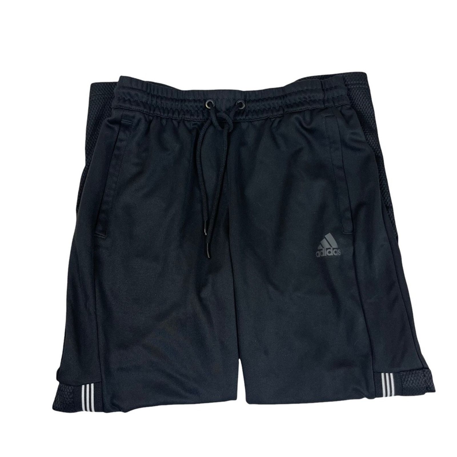 Adidas Adidas 3 Stripe Track Pant Drawstring Button Mesh Detail Size 26" / US 2 / IT 38 - 2 Thumbnail
