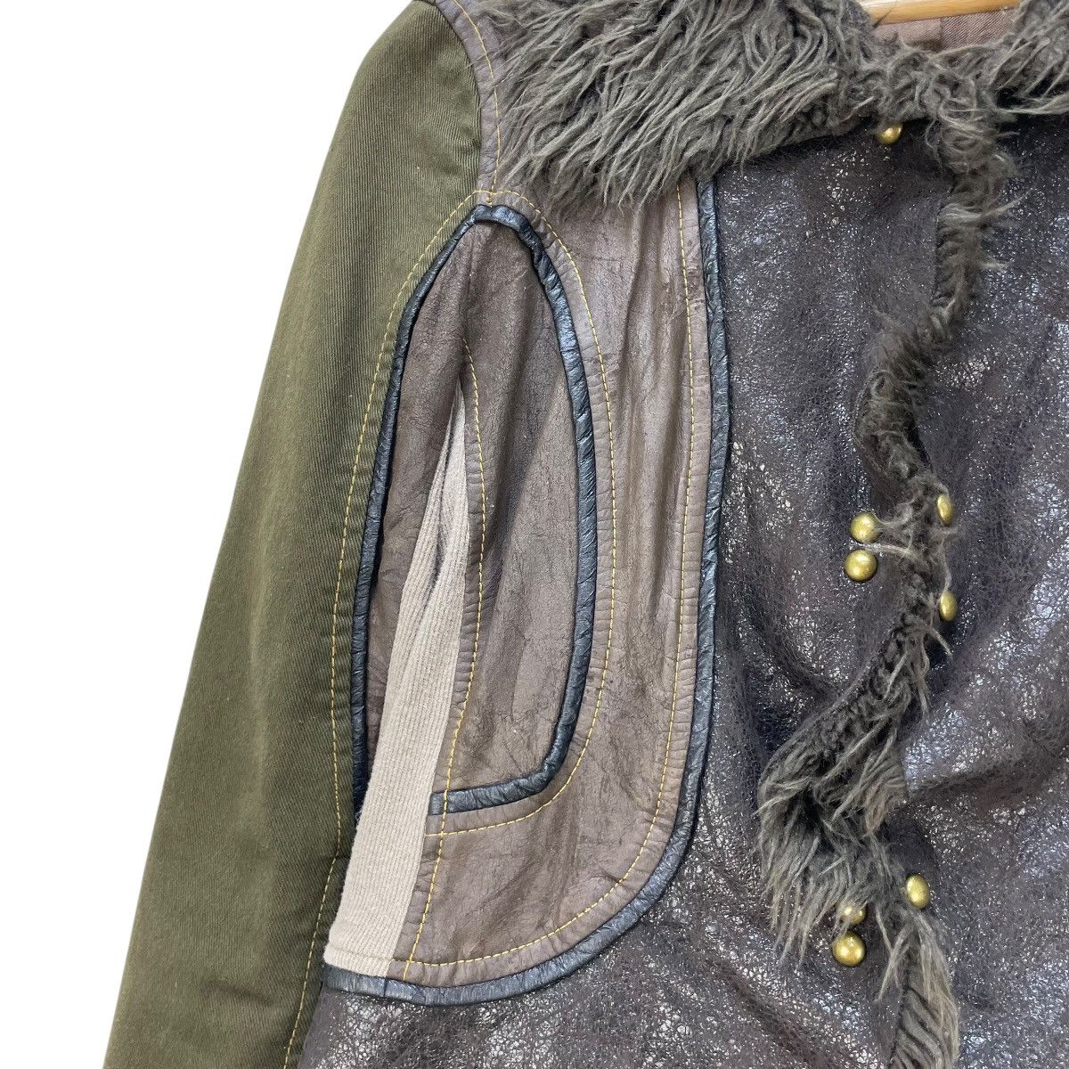 Le Grande Bleu (L.G.B.) 💥Vintage Japanese Brand International Design Faux Fur Jacke Size M / US 6-8 / IT 42-44 - 4 Thumbnail