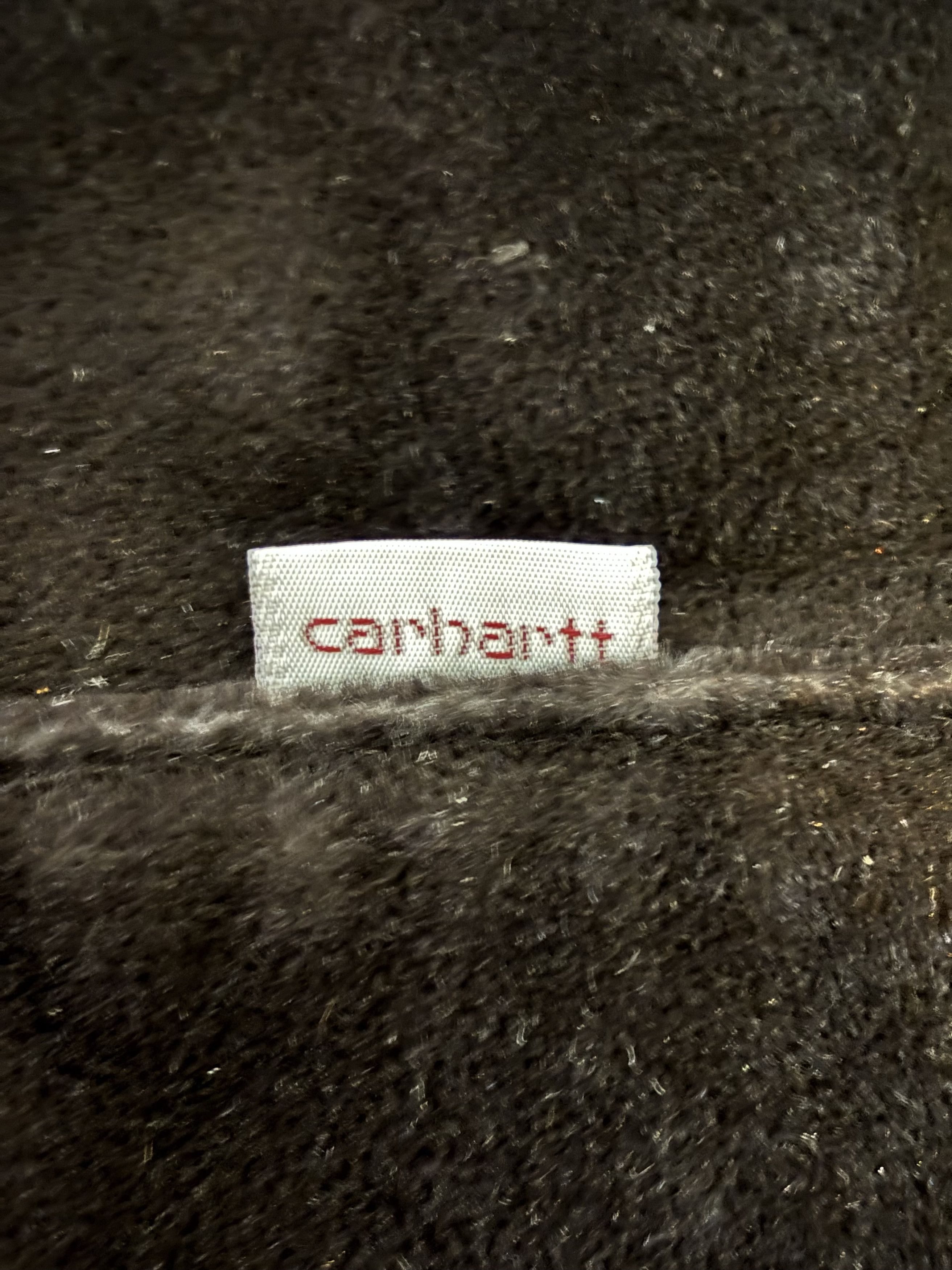 Carhartt Vintage 80s Carhartt Velour Jacket BLK M Size US M / EU 48-50 / 2 - 7 Thumbnail