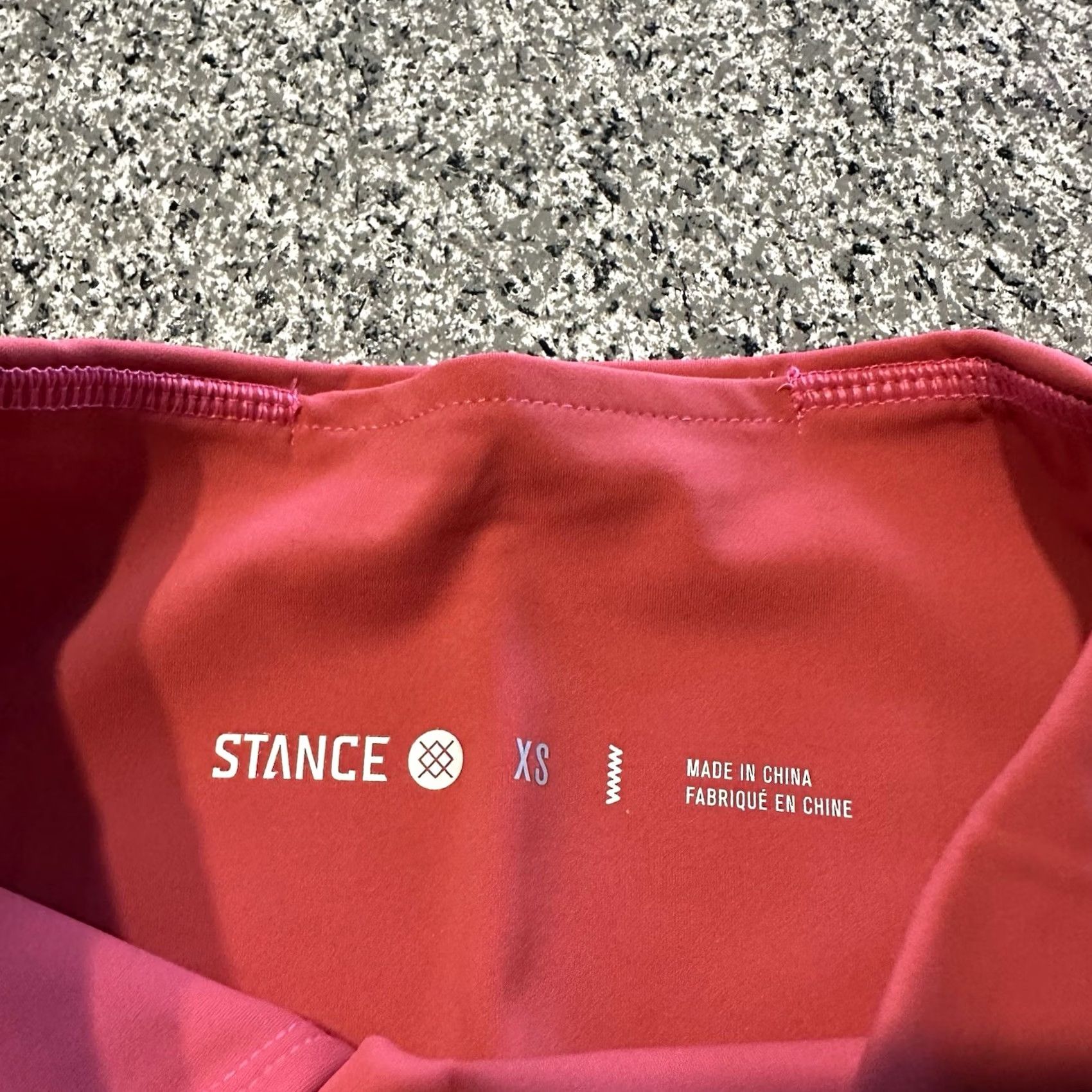 Vintage Stance Leggings Women's XS 26” Inseam 7/8 Happenings Ultra Soft Nylon Blend Red Size 26" / US 2 / IT 38 - 5 Thumbnail