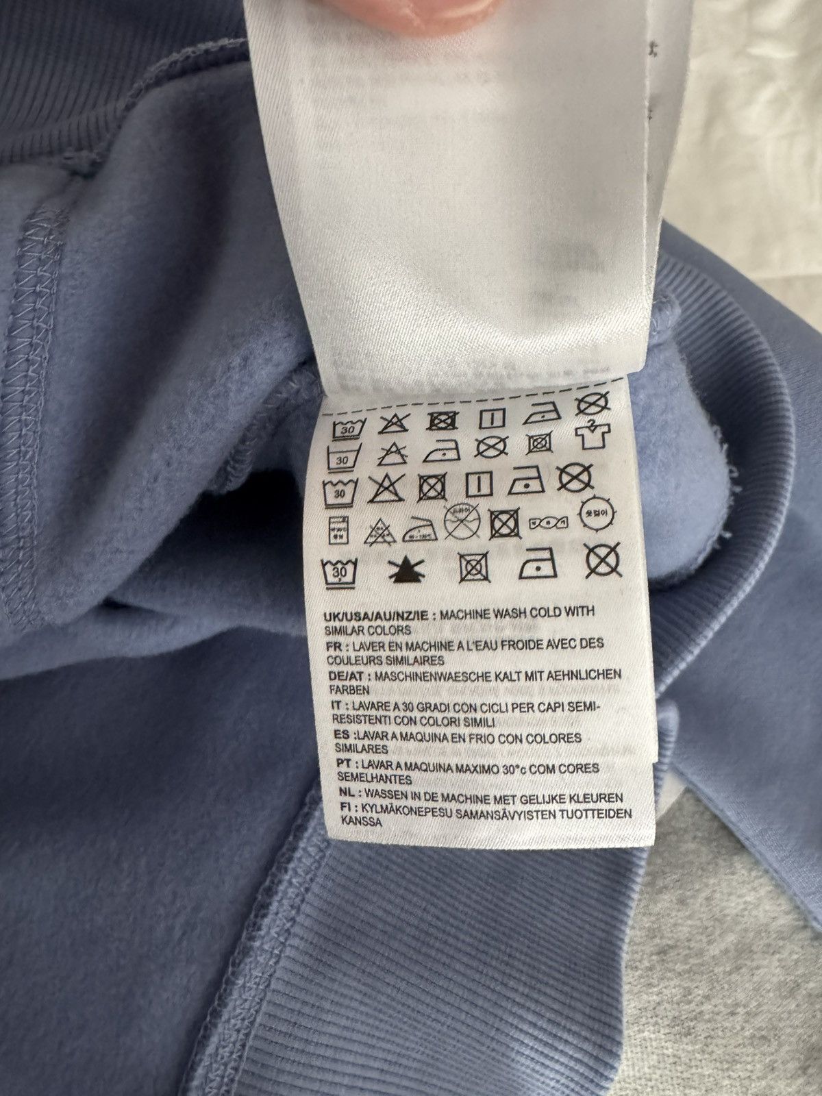 Carhartt Wip NWOT Carhartt baby blue chase hoodie size.XL Size US XL / EU 56 / 4 - 6 Thumbnail