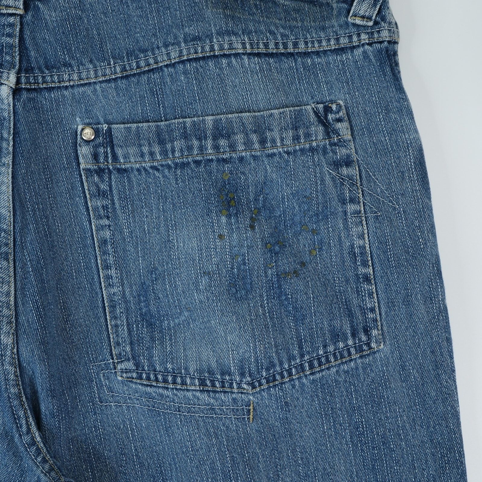 Makaveli Makaveli Tupac Jean Shorts Mens 40x14 Blue Jorts Baggy Y2K Size US 40 / EU 56 - 5 Thumbnail
