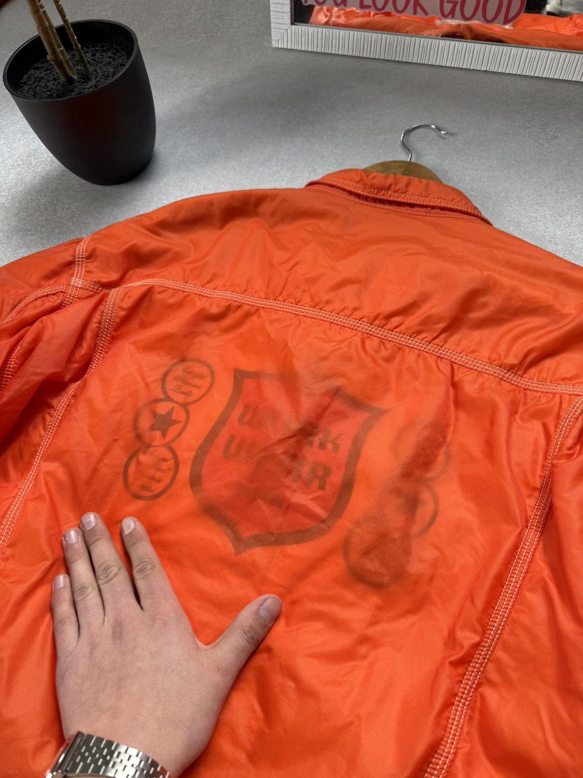 Diesel Vintage Diesel Work Wear Bomber Jacket Polyamide 90s Men’s Size US XL / EU 56 / 4 - 14 Thumbnail