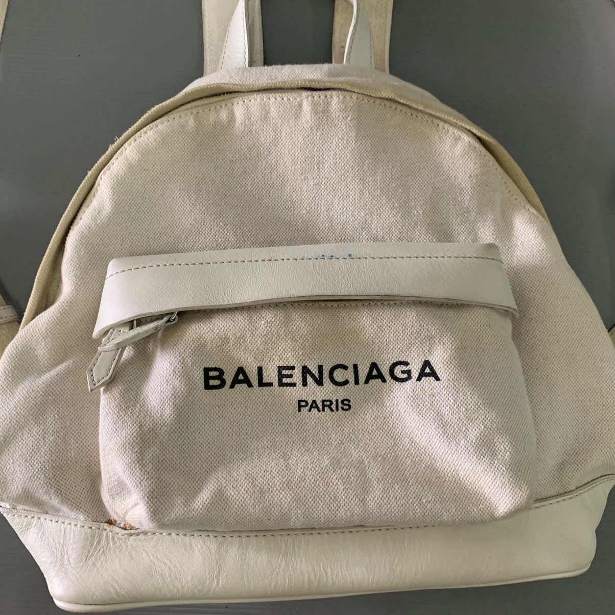 Balenciaga Balenciaga Canvas Backpack Bag Size ONE SIZE - 10 Thumbnail
