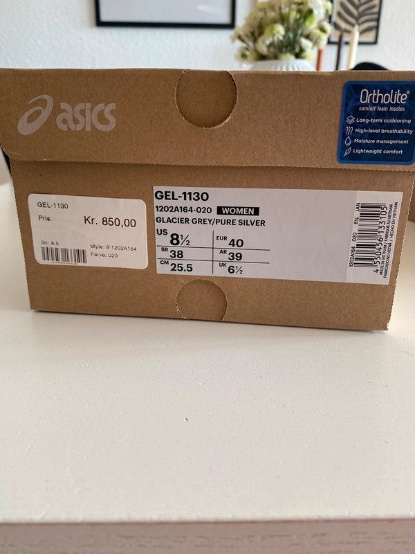 Asics Asics Gel-1130 Pure Silver Pink Size US 8.5 / IT 38.5 - 3 Thumbnail