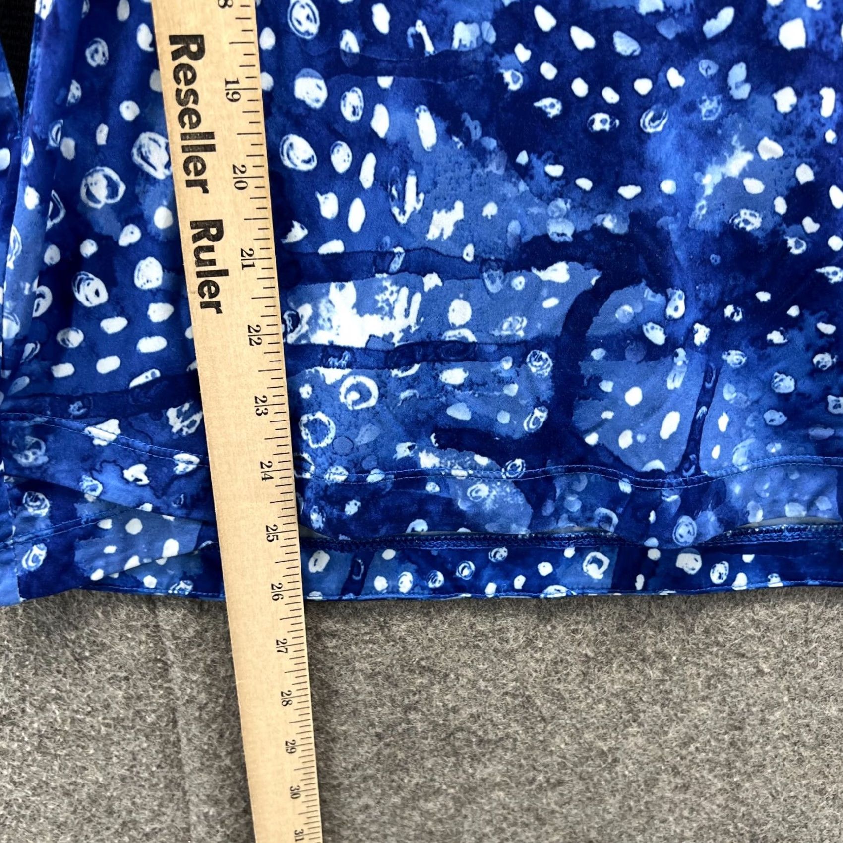 Vintage Reel Legends Shirt Womens Small Blue Abstract Print Long Sleeve Reel-Tec Jersey Size S / US 4 / IT 40 - 5 Thumbnail
