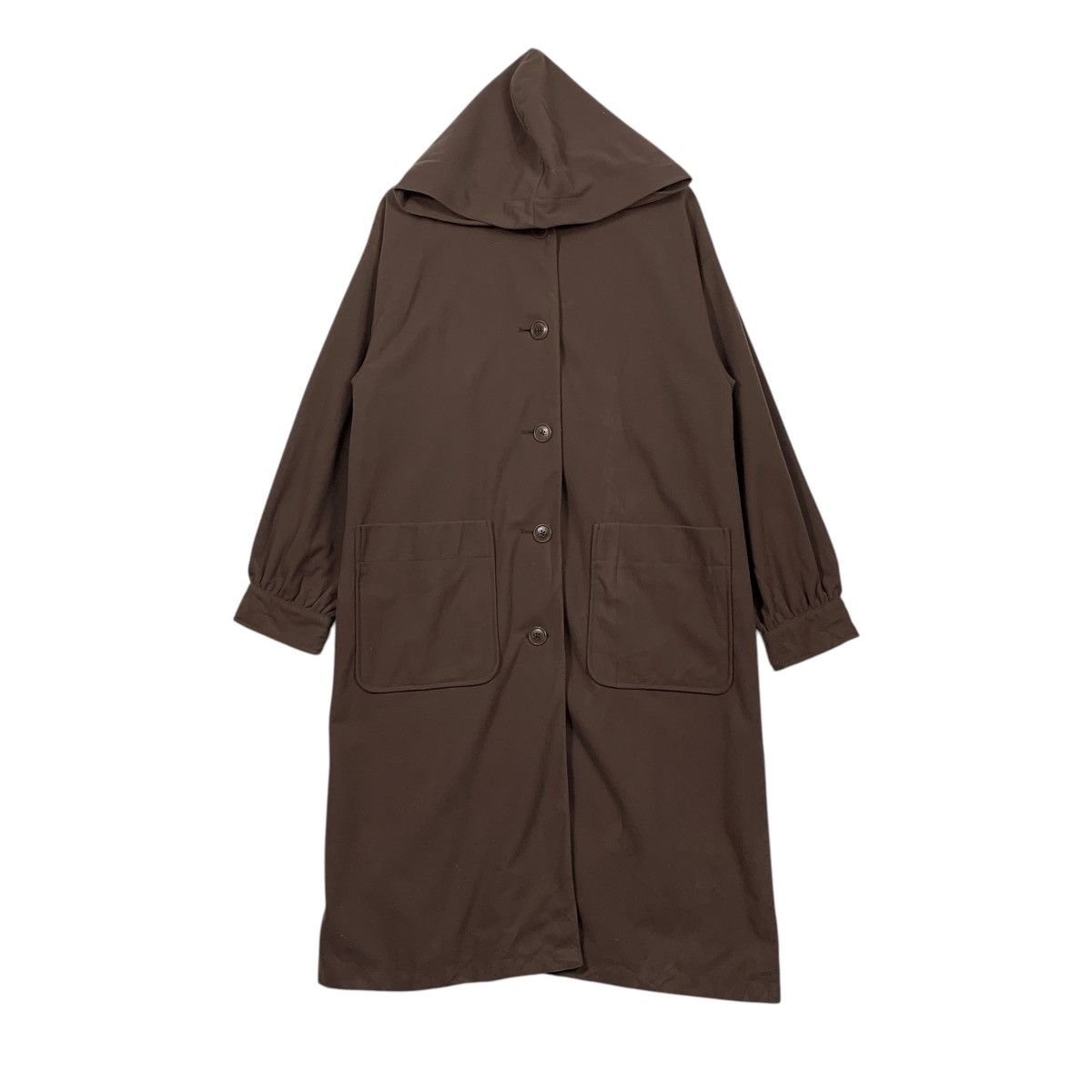Japanese Brand Miyoshi Ehka Sopo Hooded Overcoat Size M / US 6-8 / IT 42-44 - 1 Thumbnail