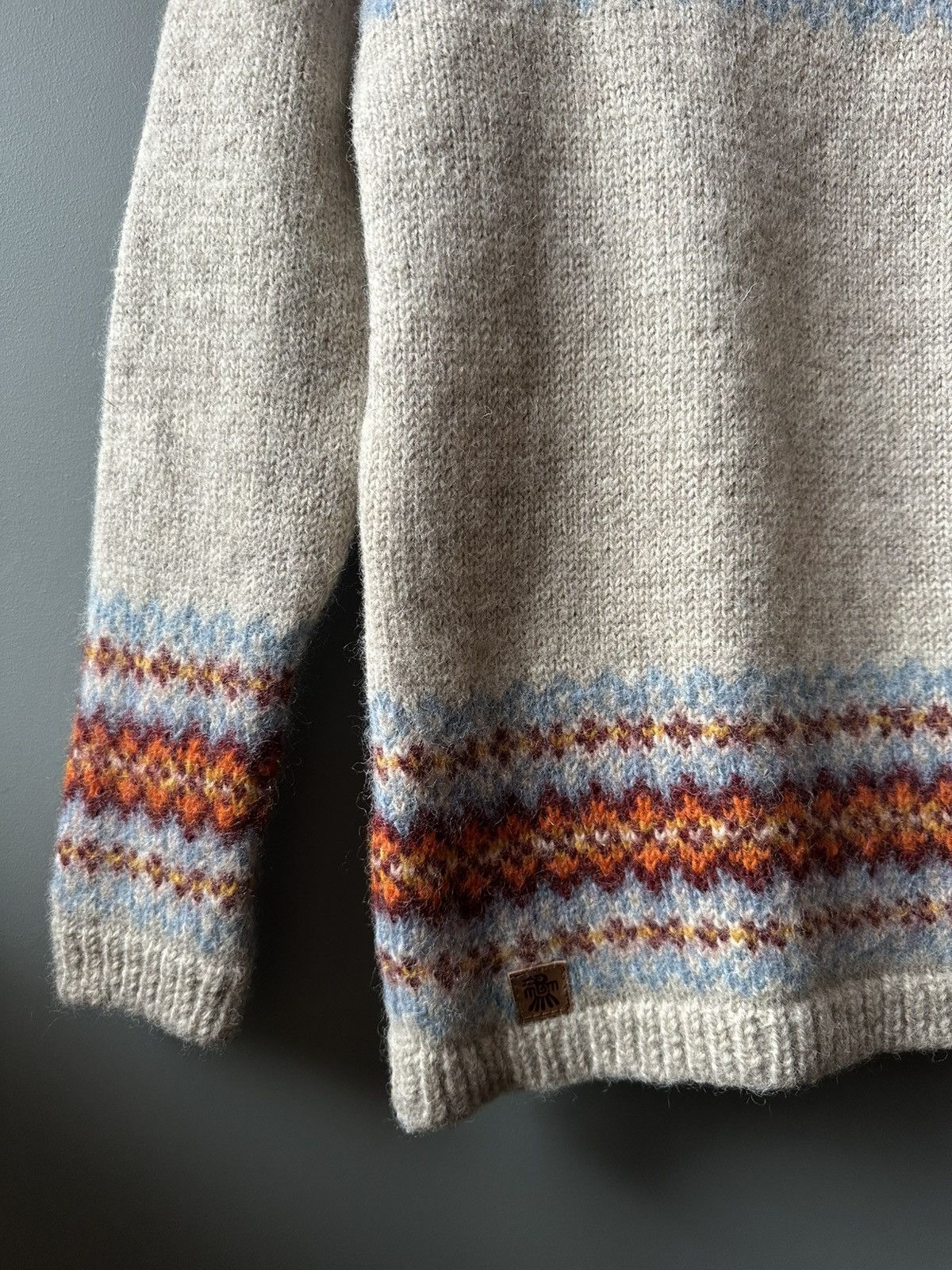 Vintage Pachamama Handknit Wool Nepal Sweater Size S Size S / US 4 / IT 40 - 3 Thumbnail