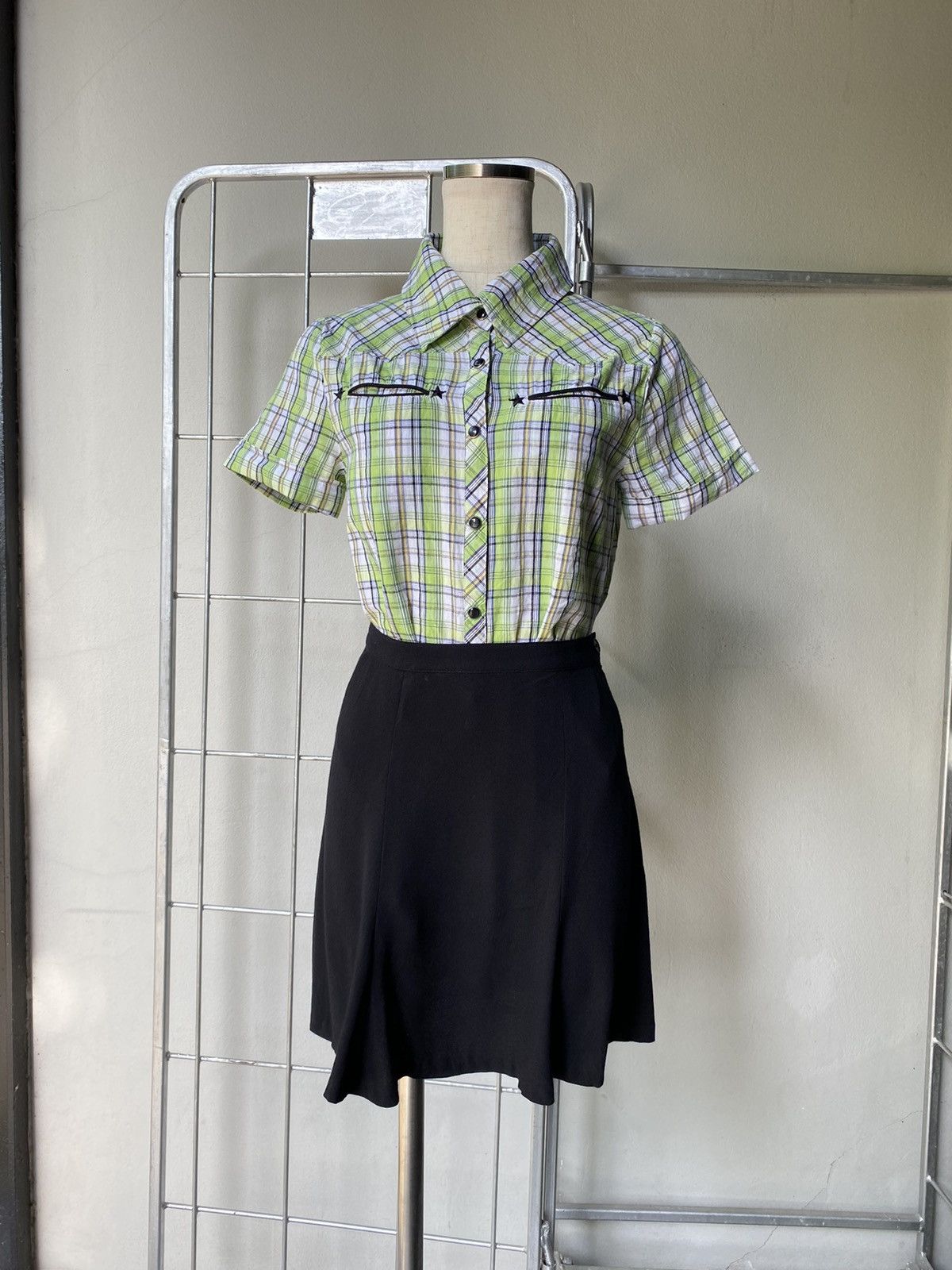 LIZ LISA LIZ LISA doll Green Short-sleeve Shirt with Tie Hem Size M / US 6-8 / IT 42-44 - 13 Thumbnail