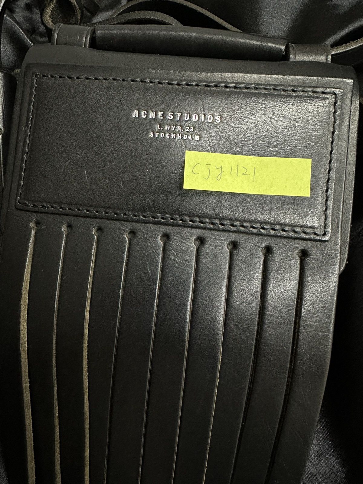 Acne Studios ACNE STUDIOS FRINGE COWBOY STYLE CROSSBODY BAG Size ONE SIZE - 17 Thumbnail