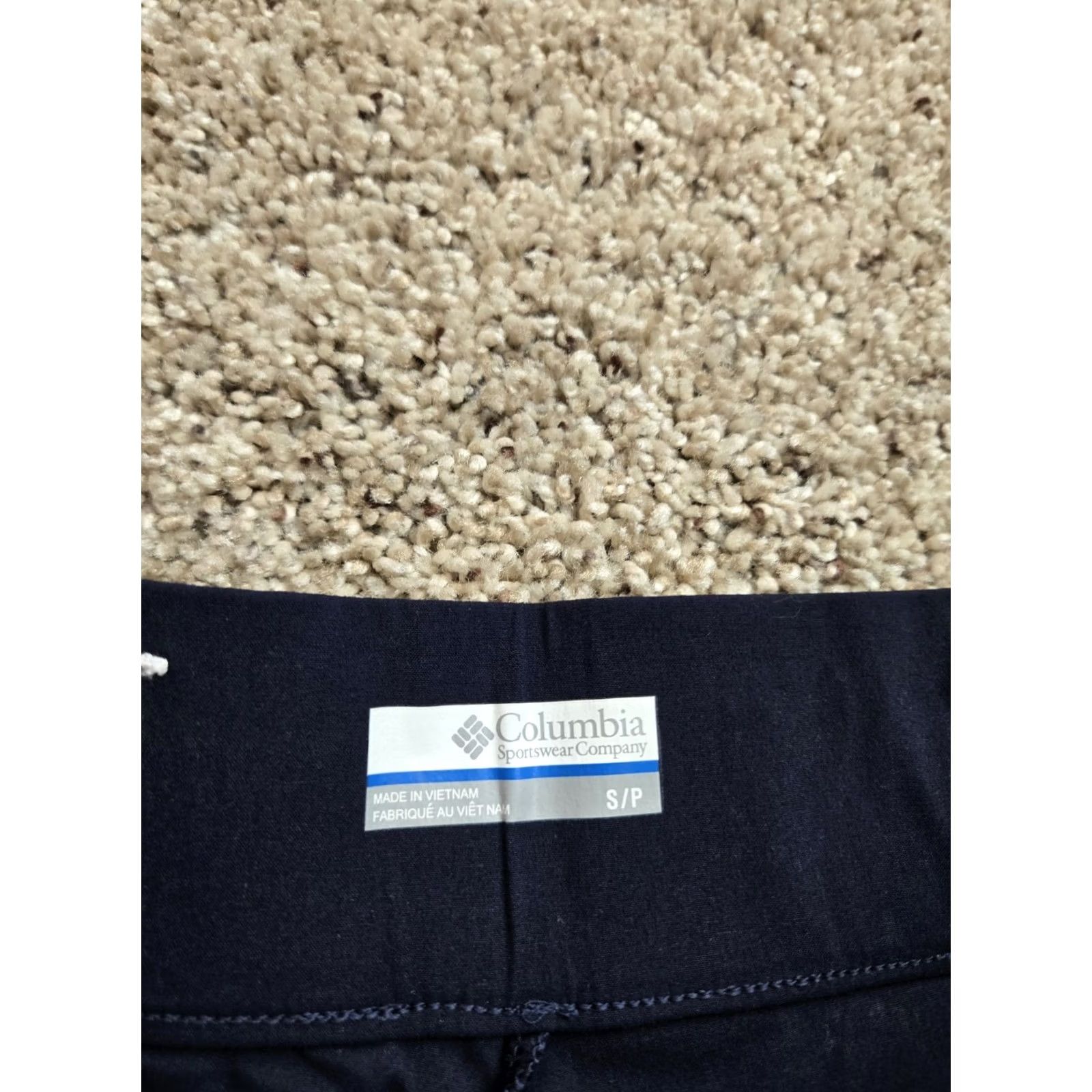 Vintage Columbia Anytime Capris Pants Womens Small Blue Pull On Stretch 17" Inseam NWOT Size 28" / US 6 / IT 42 - 3 Thumbnail