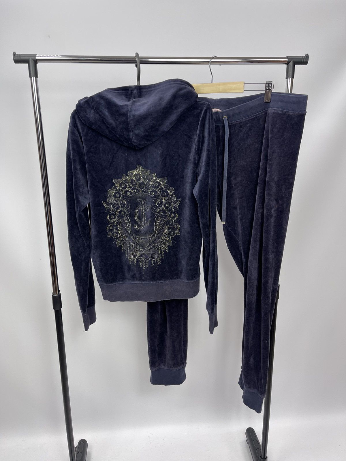 Juicy Couture Juicy Couture SET Pants and Hoodie Big Logo Y2K Size (L,XL) Size XL / US 12-14 / IT 48-50 - 1 Thumbnail