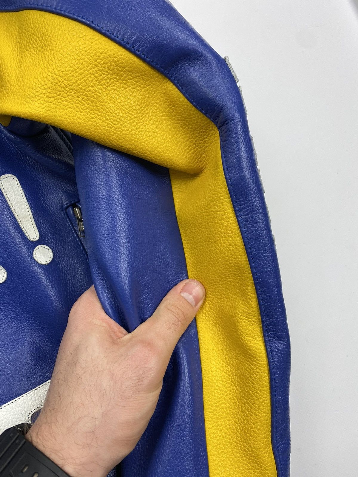 Yamaha VINTAGE RACING LEATHER JACKET VALENTINO ROSSI STYLE Size US S / EU 44-46 / 1 - 12 Thumbnail