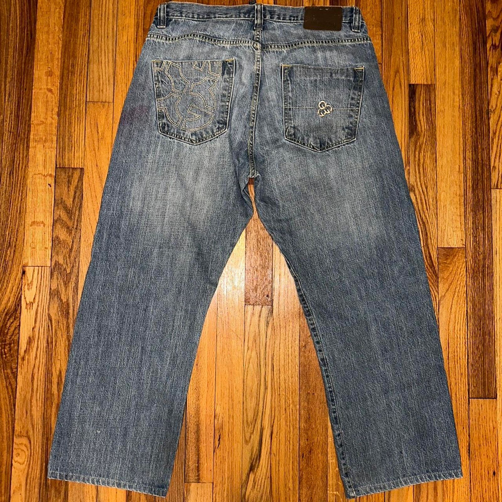 50 Cent × G-Unit Vintage G-Unit Jeans Sick Embroidery Y2K 50 Cent size 36x34 Size US 36 / EU 52 - 6 Thumbnail