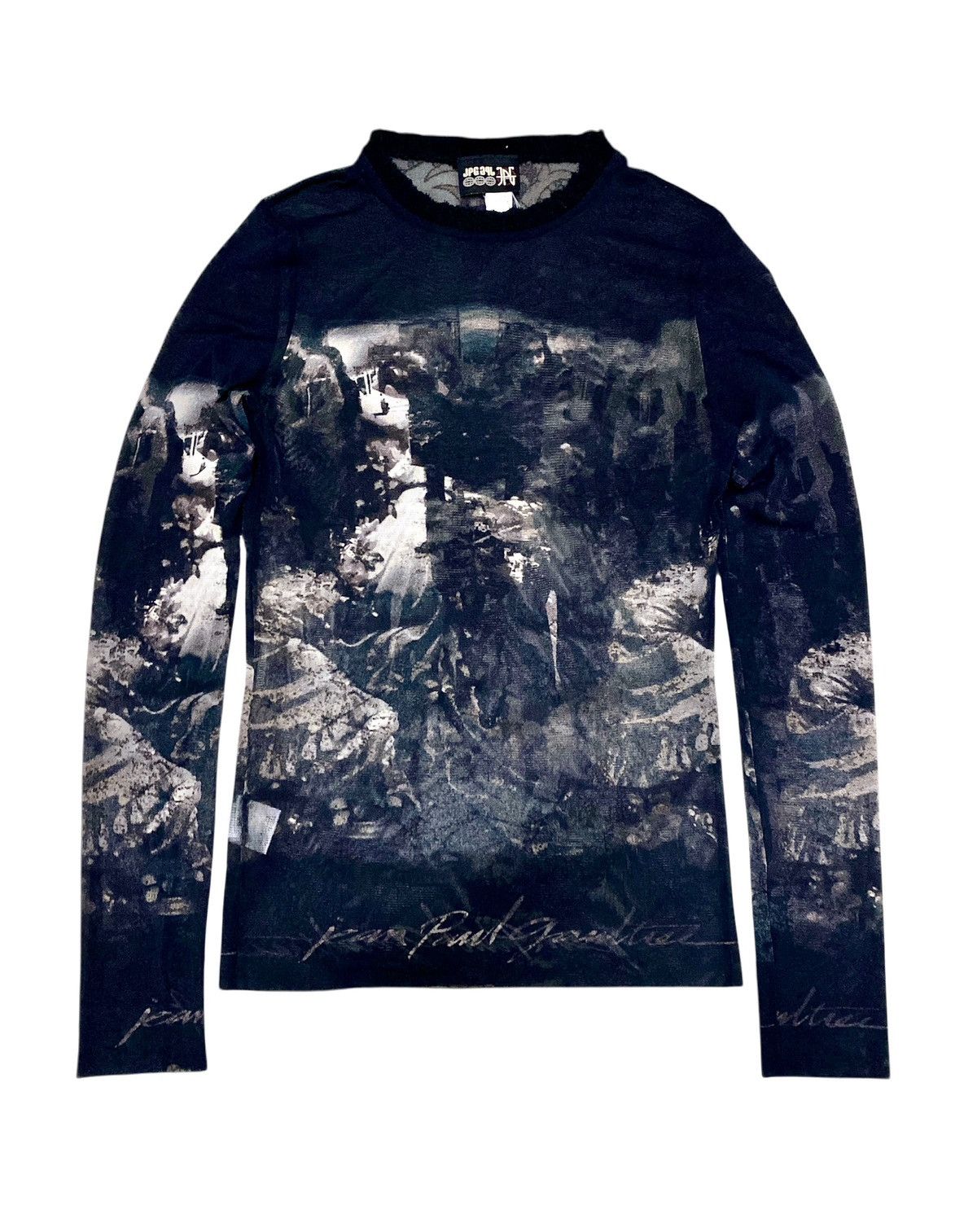 Jean Paul Gaultier 90s Rare Vintage Jean Paul gaultier Mesh Trompe-L'oeil Size M / US 6-8 / IT 42-44 - 1 Thumbnail