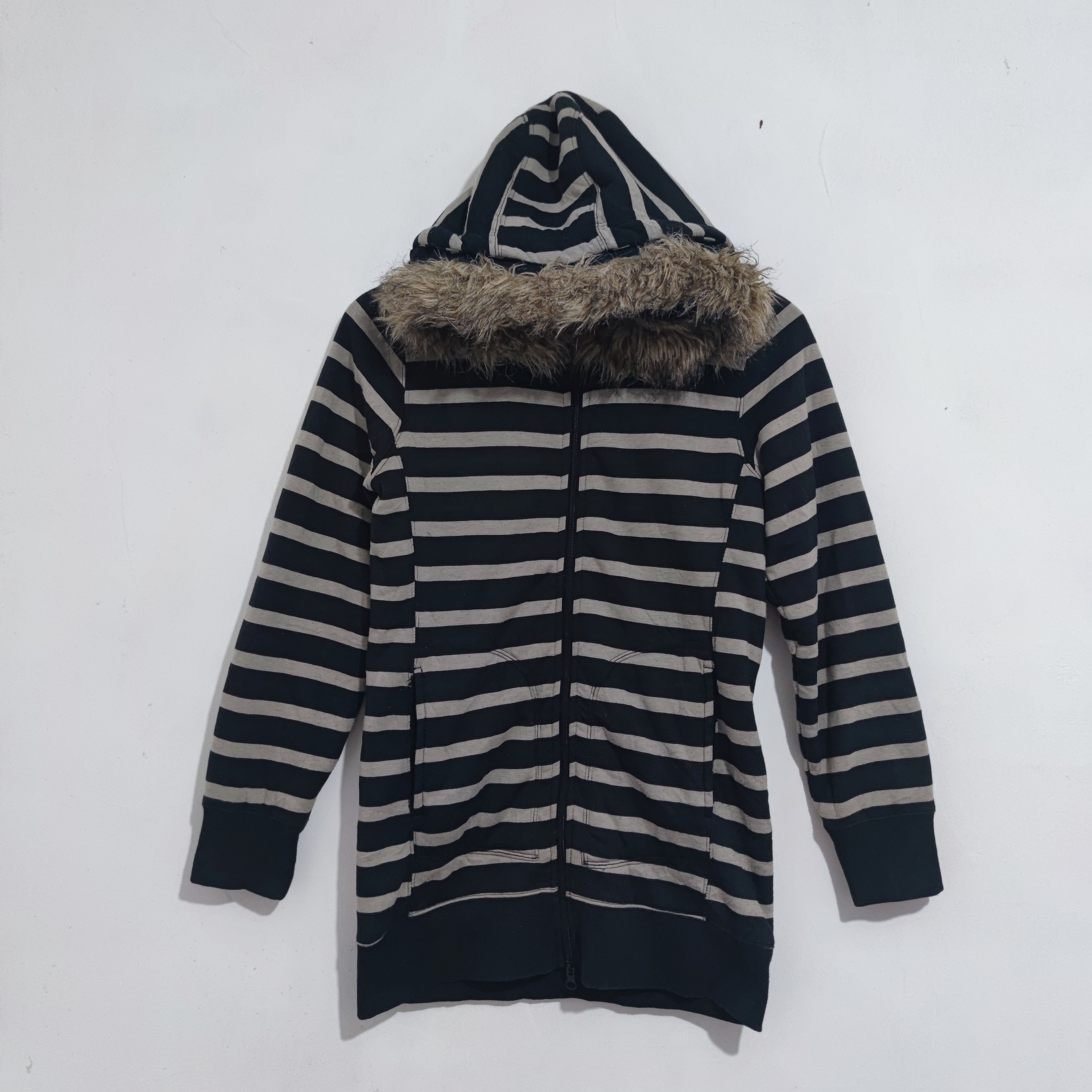 20471120 Stiped Zip Hoodie Size US M / EU 48-50 / 2 - 8 Thumbnail