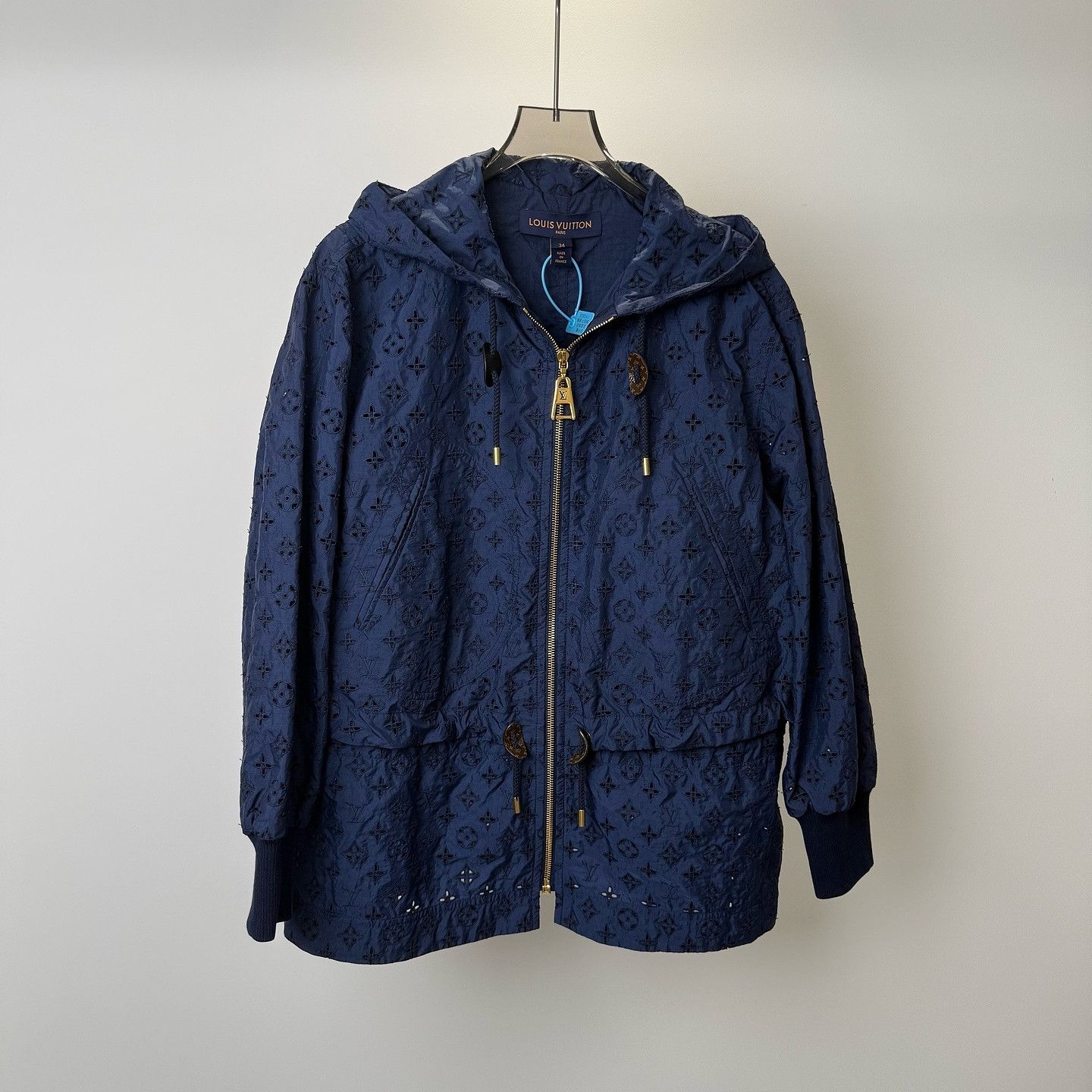 Louis Vuitton Louis Vuitton Monogram Eyelet Hooded Jacket Size 34 Size XS / US 0-2 / IT 36-38 - 1 Thumbnail