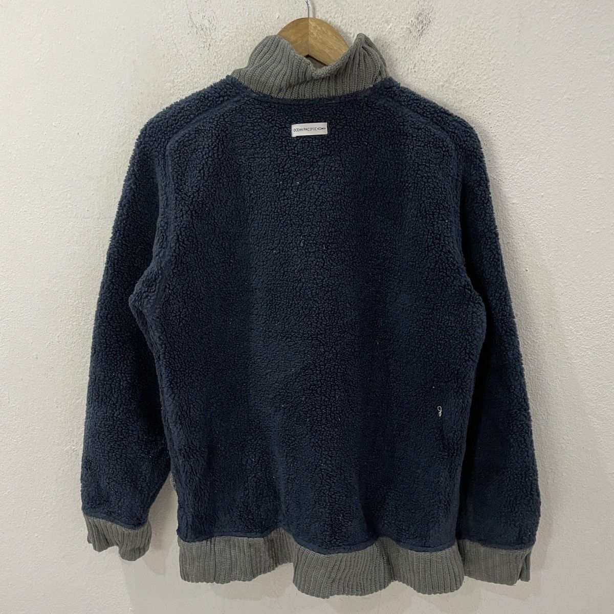 Ocean Pacific Vintage Ocean Pasific Skate & Surf Sherpa Fleece Jacket Size US M / EU 48-50 / 2 - 7 Thumbnail