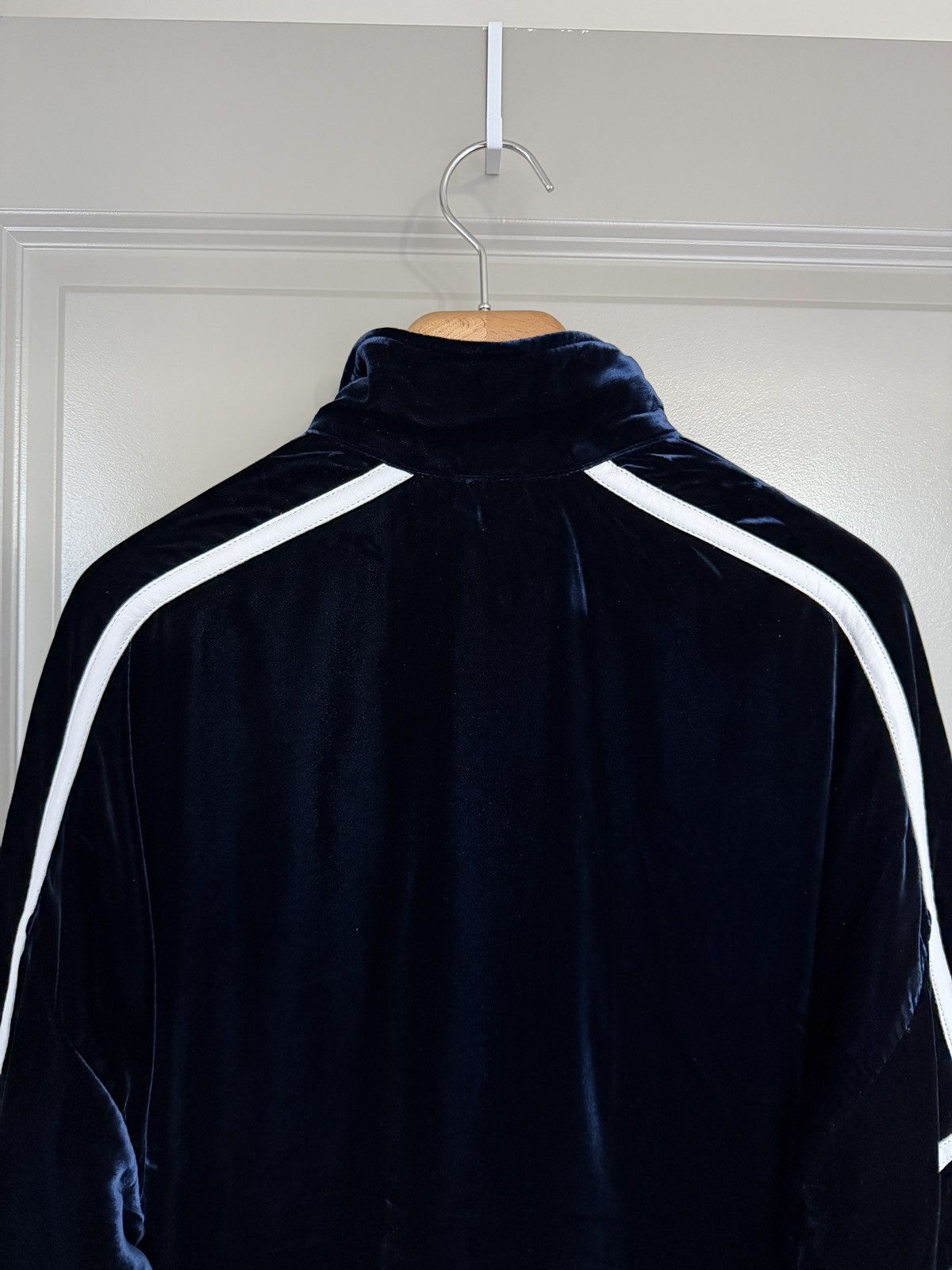 Chrome Hearts Chrome Hearts So It Goes Dark Navy Velour Jacket Sz XL Size US XL / EU 56 / 4 - 17 Thumbnail