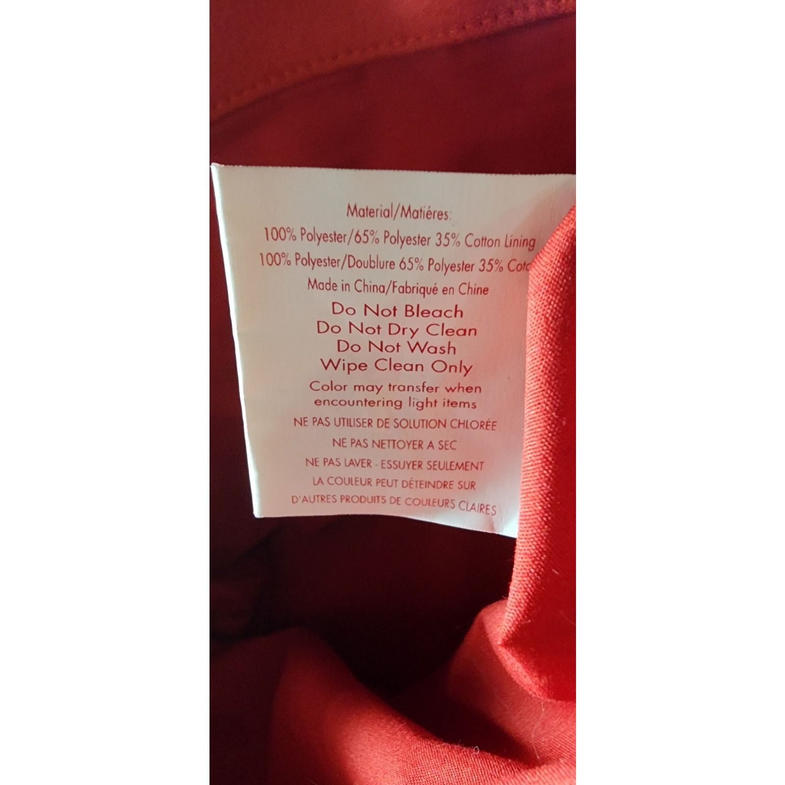 Michael Kors MICHAEL KORS Red & Black Suede Effect Tote Bag Size ONE SIZE - 8 Thumbnail