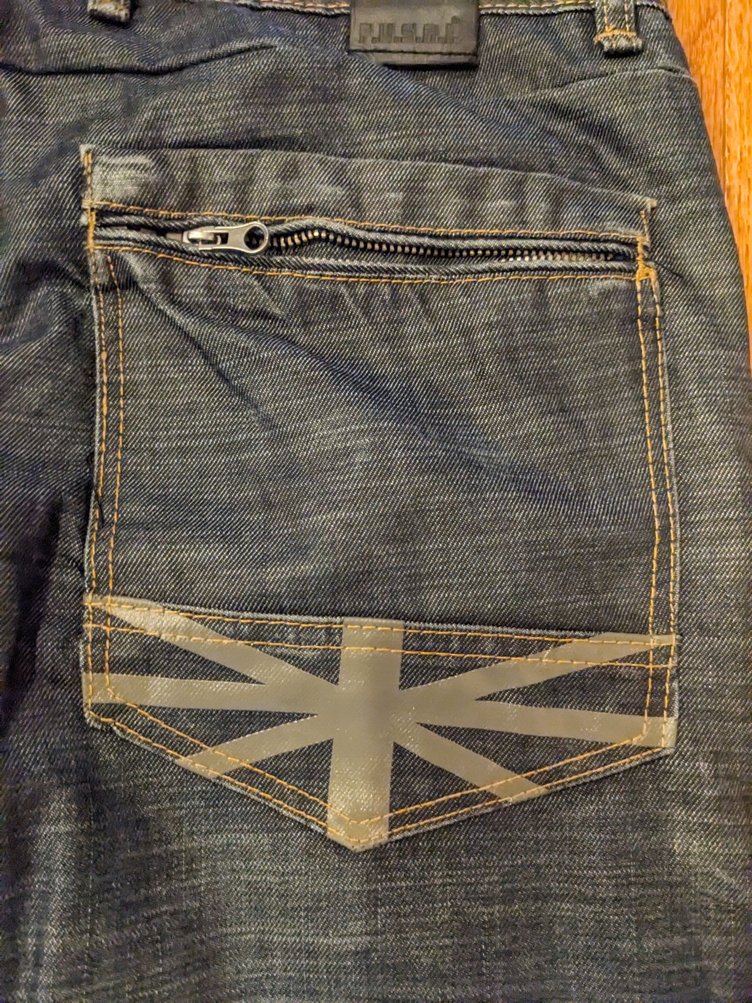 Vintage Vintage Y2K F.U.S.A.I Blue Gray 38 x 30 Pants Size US 38 / EU 54 - 2 Thumbnail