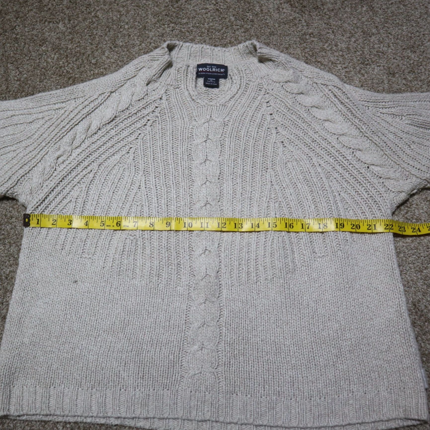 Vintage Woolrich Sweater White Pullover Mock Neck Knit Outdoor Women's Petites PXL Size XL / US 12-14 / IT 48-50 - 4 Thumbnail