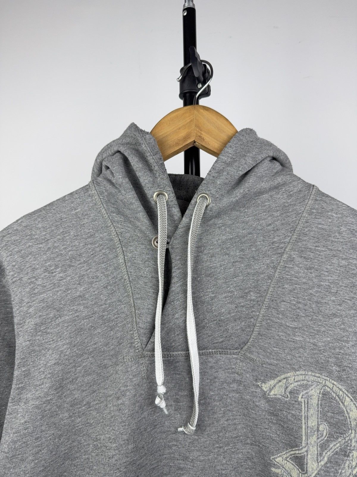 Diesel Luxury Vintage 00s Diesel Superior Division Hoodie XL 🩶 Size US XL / EU 56 / 4 - 4 Thumbnail