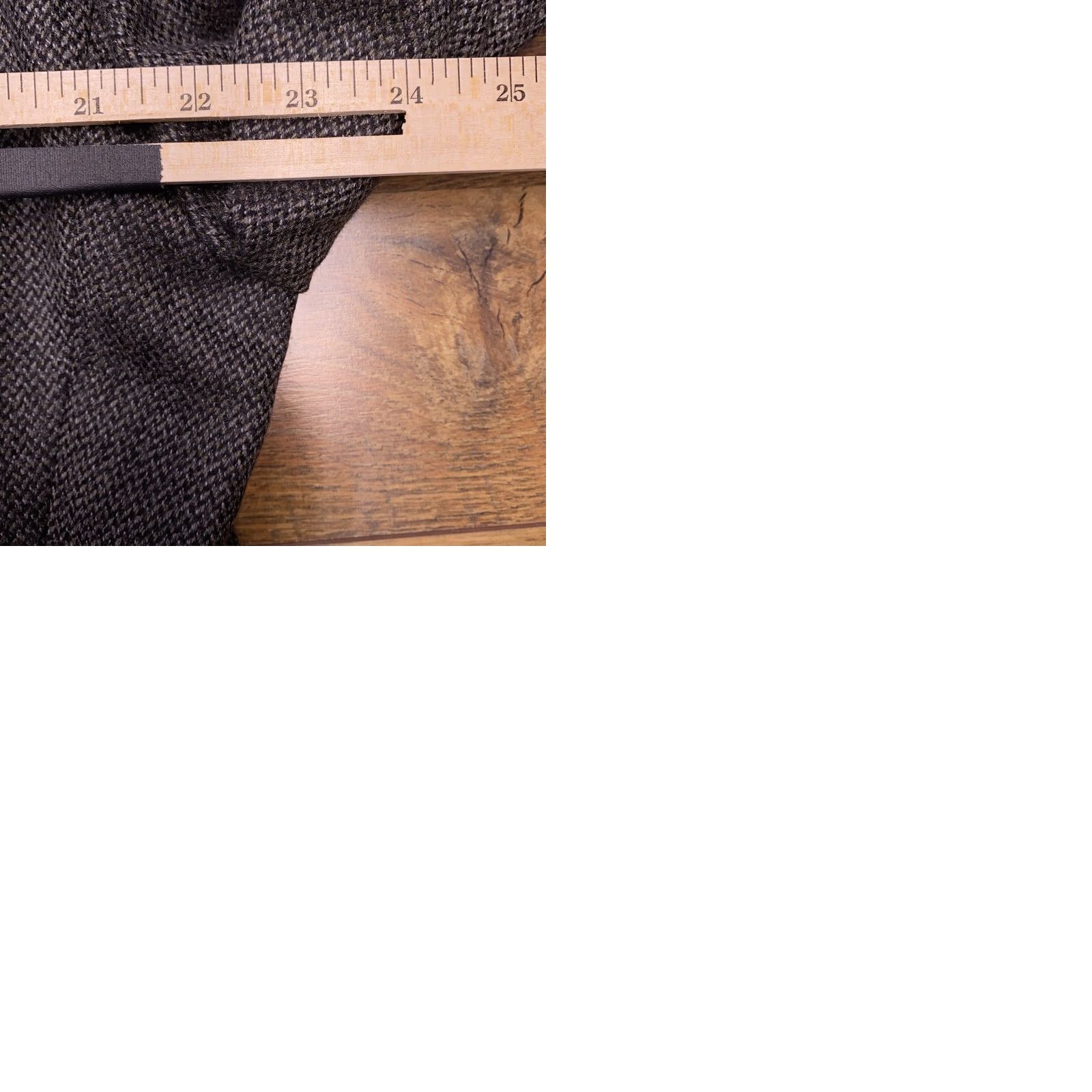 Stafford Stafford Blazer Gray Wool Cashmere Tweed Short 44 Chest 46 Notch Lapel Single-Breasted 3-Button Ventless Dry Clean Only Mens Sport Coat Vintage? No Size US 44 / EU 60 - 10 Thumbnail