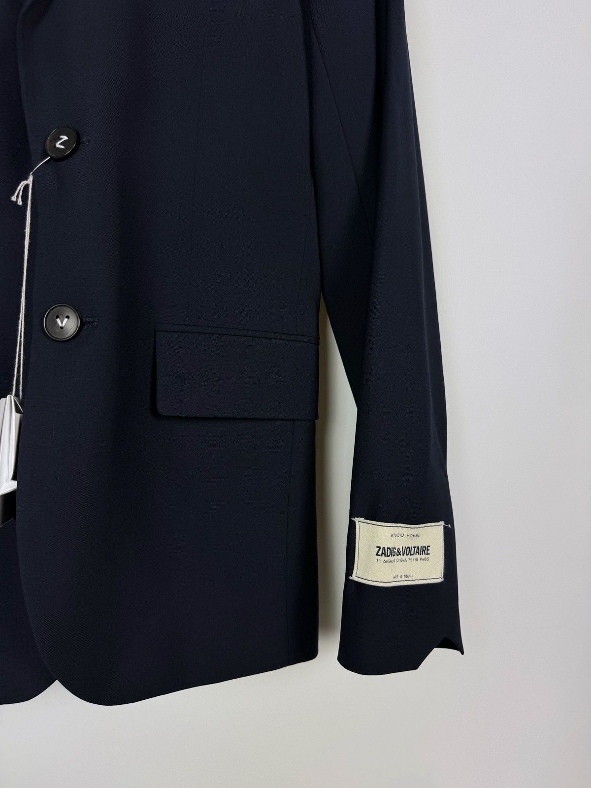 Zadig & Voltaire New! Zadig&Voltaire Version Wool Tech Blazer Size 42R - 6 Thumbnail