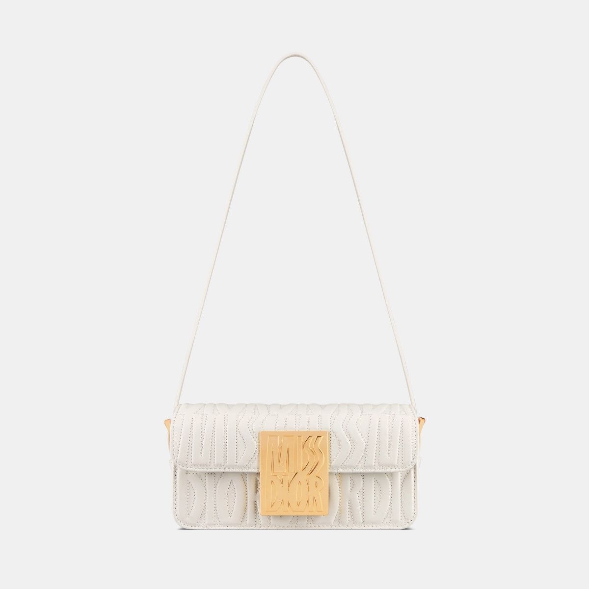 Dior o1bcso1str0226 Size:OS/Miss Dior Flap Bag in White Size ONE SIZE - 4 Thumbnail