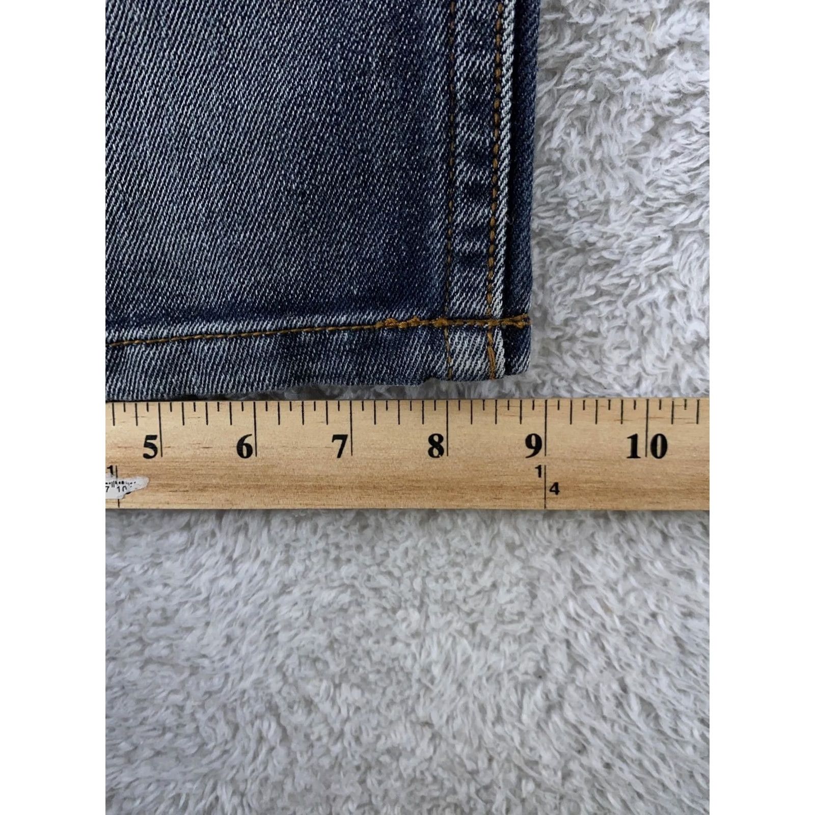Vintage Halifax Jeans ACTUAL 32x28 Denim Pockets Fleur de Lis Distressed Blue Jeans Mens Regular 32x28 Size US 32 / EU 48 - 7 Thumbnail