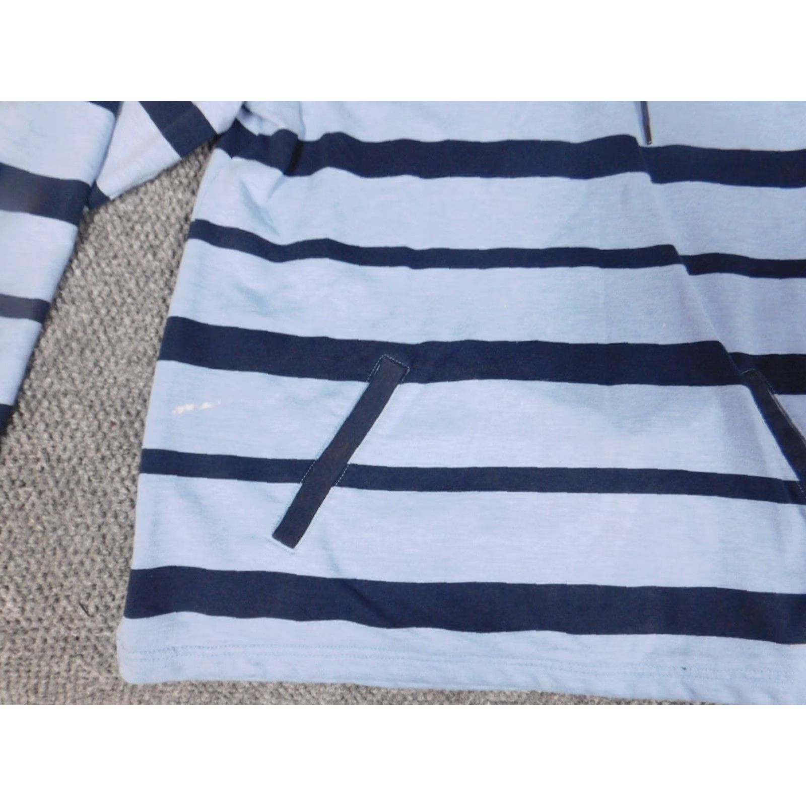 MooRER Jennifer Moore Womens Sweater Large Blue striped pullover stretch Size L / US 10 / IT 46 - 5 Thumbnail