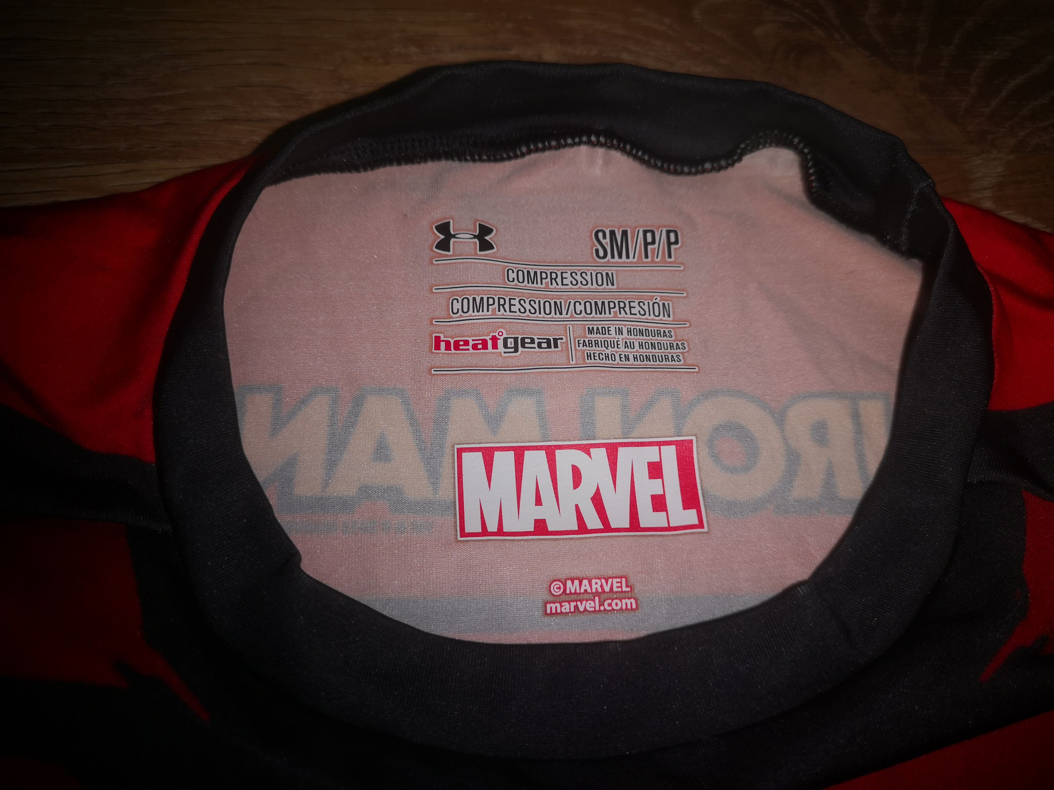 Marvel Comics × Vintage Vintage Marvel Iron Man UA Under Armour Compression Shirt Size US S / EU 44-46 / 1 - 3 Thumbnail