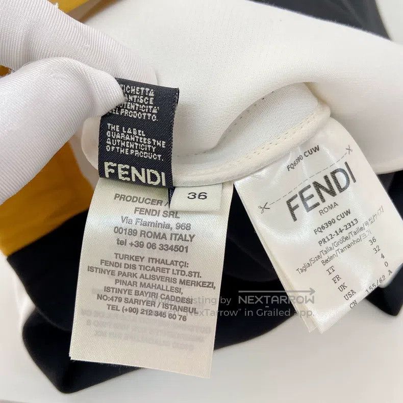 Fendi Fendi Colorblock Skirt Size 24" / US 00 / IT 34 - 7 Thumbnail